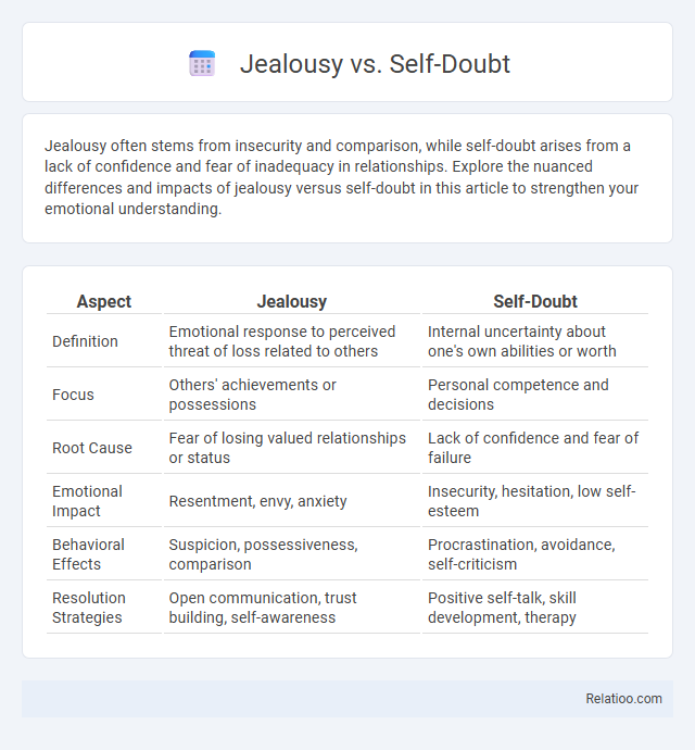 Jealousy vs. Self-Doubt - What is The Difference?