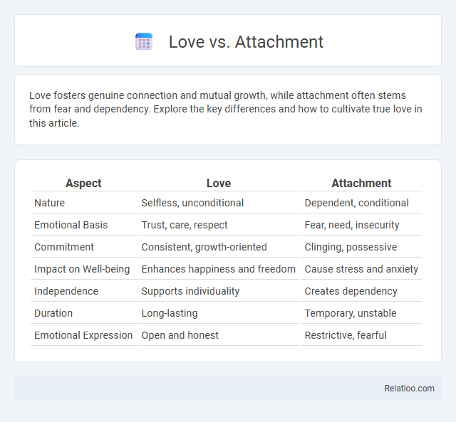 Love vs. Attachment - What is The Difference?