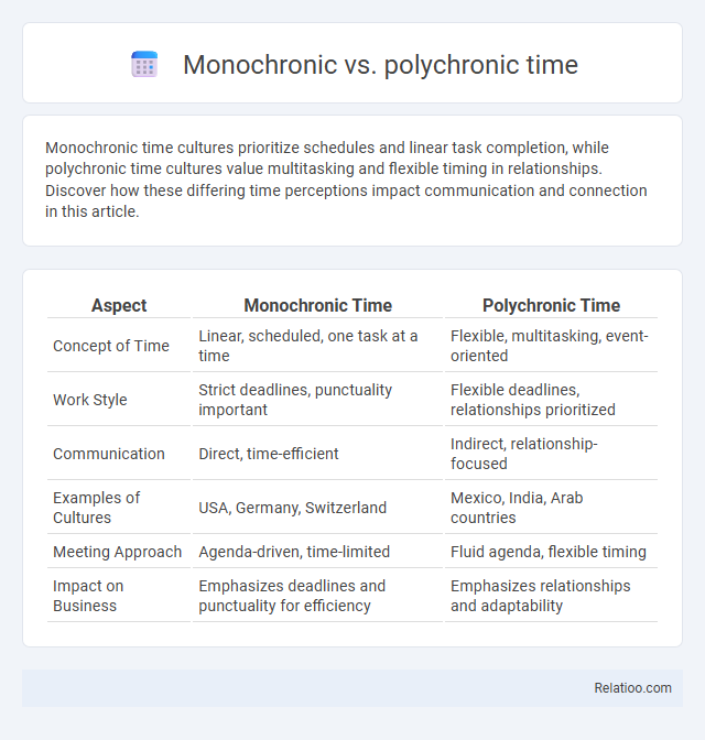 Monochronic vs. polychronic time - What is The Difference?