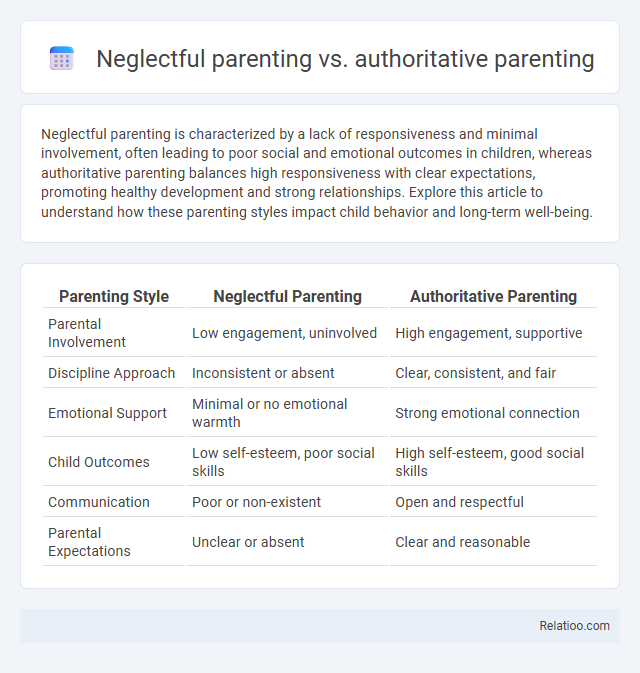 Neglectful parenting vs. authoritative parenting - What is The Difference?