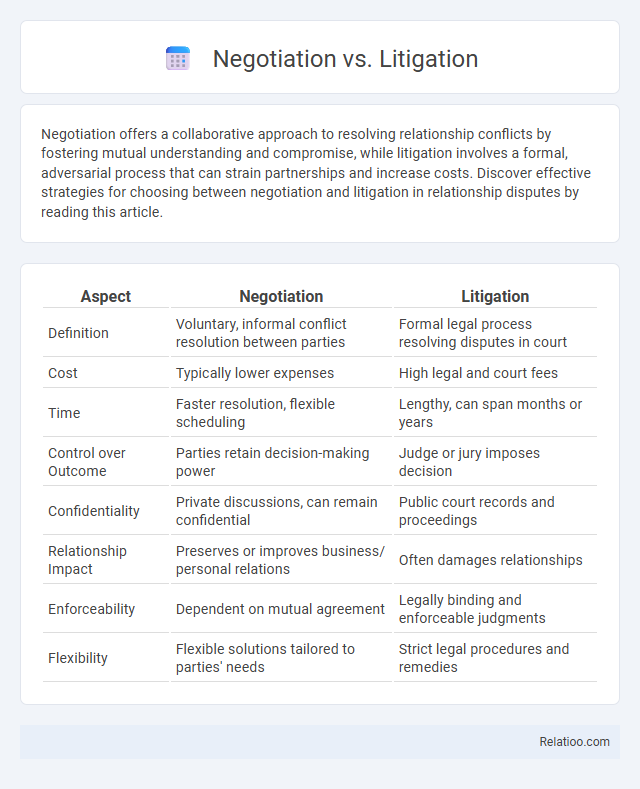 Negotiation vs. Litigation - What is The Difference?