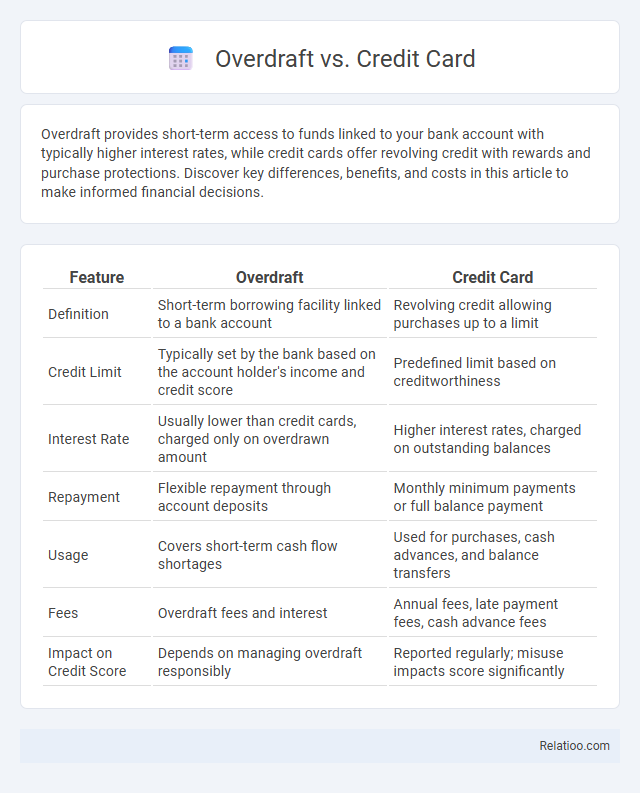 Overdraft vs. Credit Card - What is The Difference?
