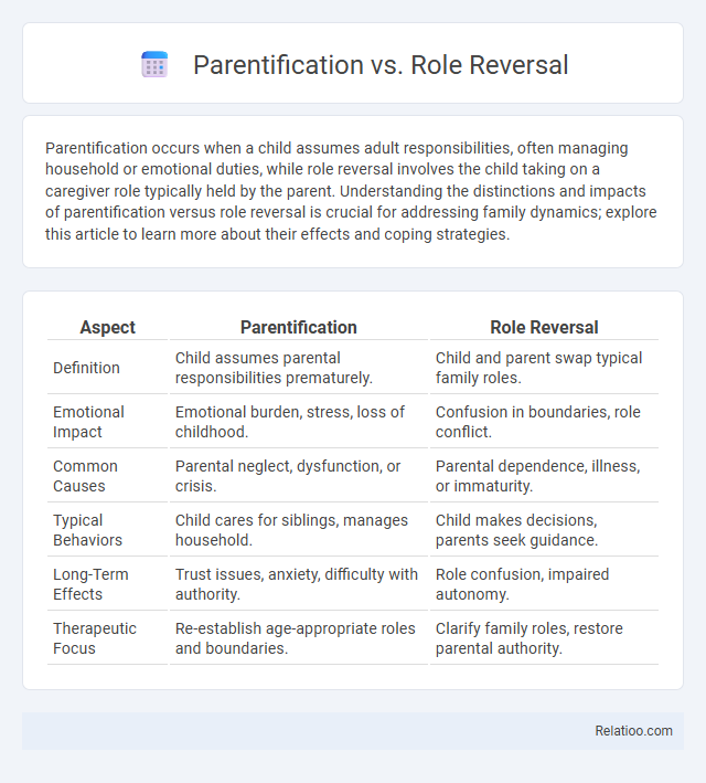 Parentification vs. Role Reversal - What is The Difference?