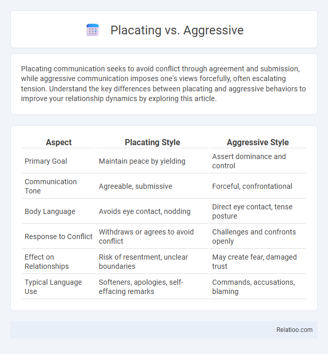 Placating vs. Aggressive - What is The Difference?