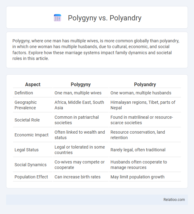 Polygyny vs. Polyandry - What is The Difference?