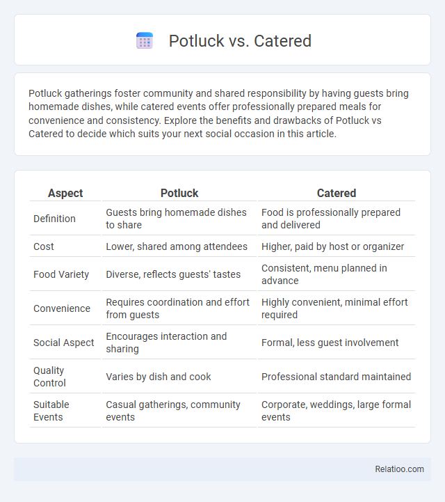Potluck vs. Catered - What is The Difference?