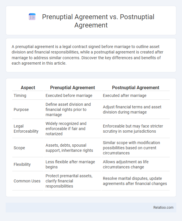 Prenuptial Agreement vs. Postnuptial Agreement - What is The Difference?
