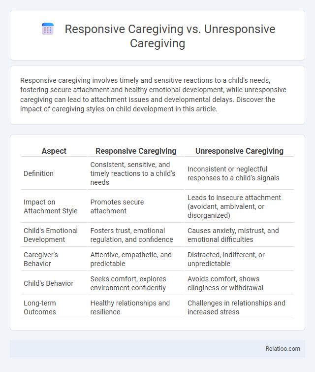 Responsive Caregiving vs. Unresponsive Caregiving - What is The Difference?
