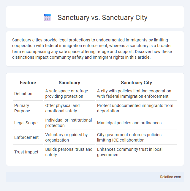 Sanctuary vs. Sanctuary City - What is The Difference?