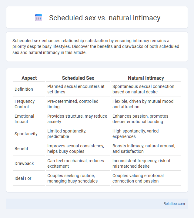 Scheduled sex vs. natural intimacy - What is The Difference?