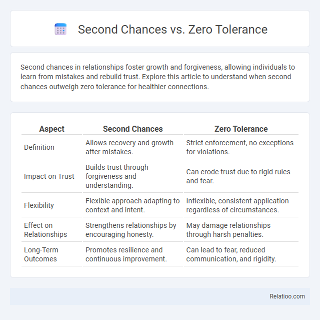 Second Chances vs. Zero Tolerance - What is The Difference?