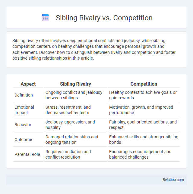 Sibling Rivalry vs. Competition - What is The Difference?