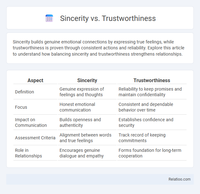 Sincerity vs. Trustworthiness - What is The Difference?