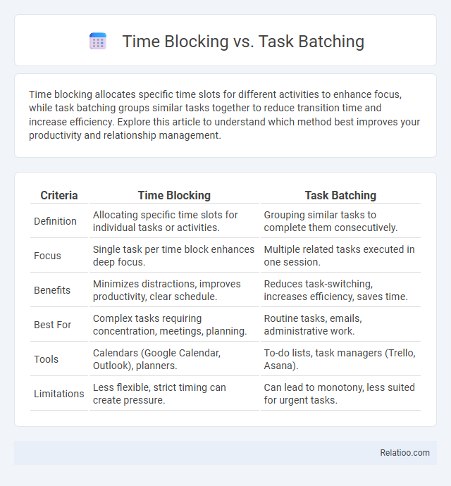 Time Blocking vs. Task Batching - What is The Difference?