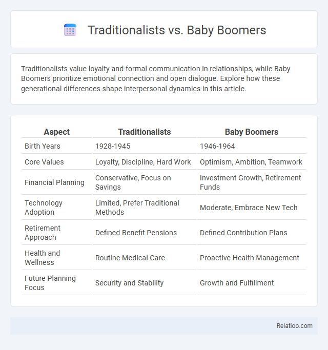 Traditionalists vs. Baby Boomers - What is The Difference?