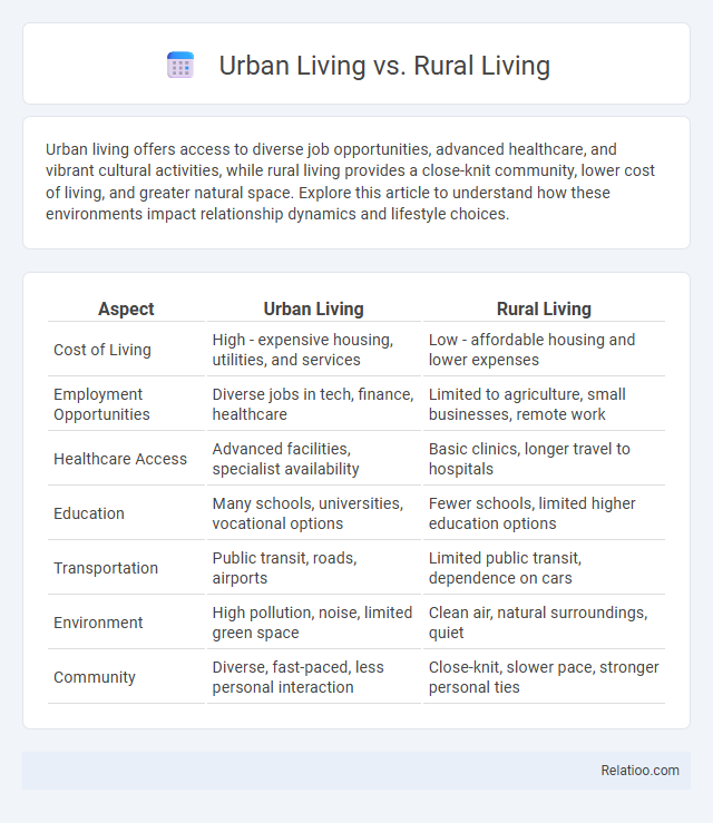 Urban Living vs. Rural Living - What is The Difference?