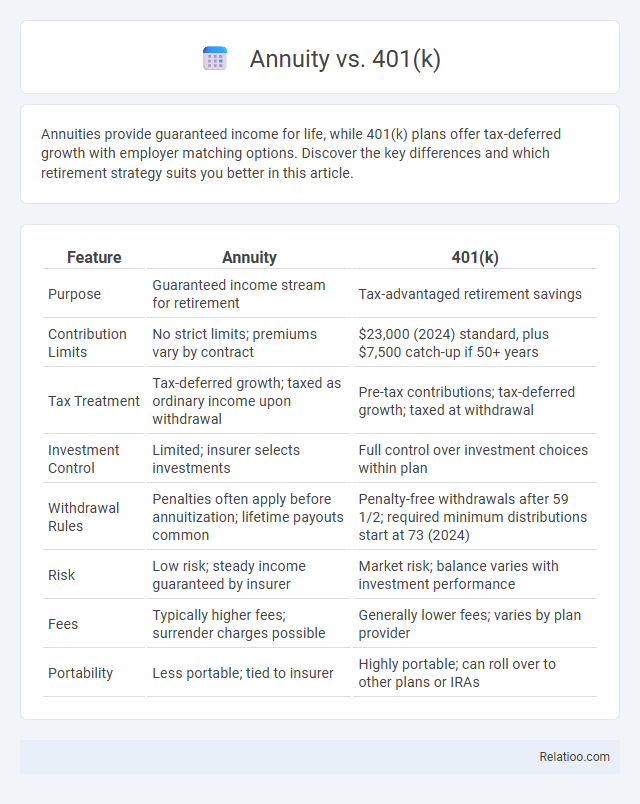 Annuity vs. 401(k) - What is The Difference?