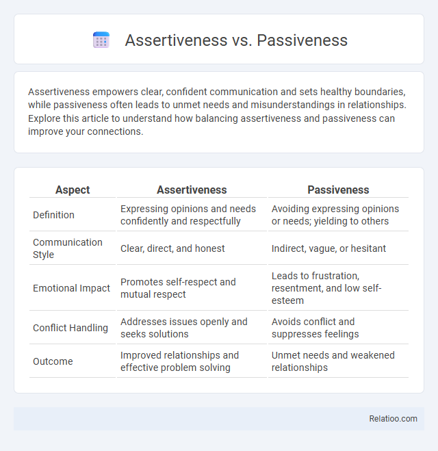 Assertiveness vs. Passiveness - What is The Difference?