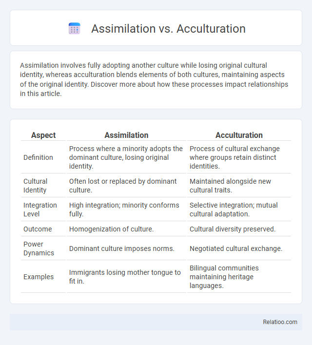 Assimilation vs. Acculturation - What is The Difference?