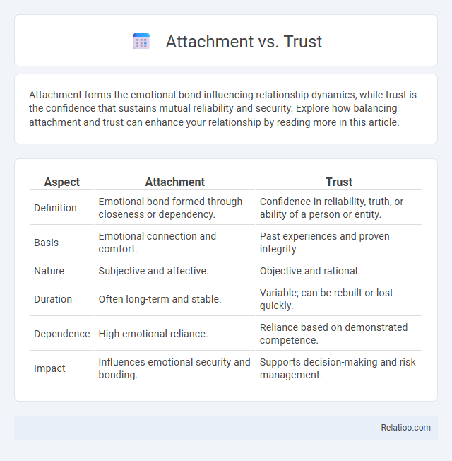 Attachment vs. Trust - What is The Difference?