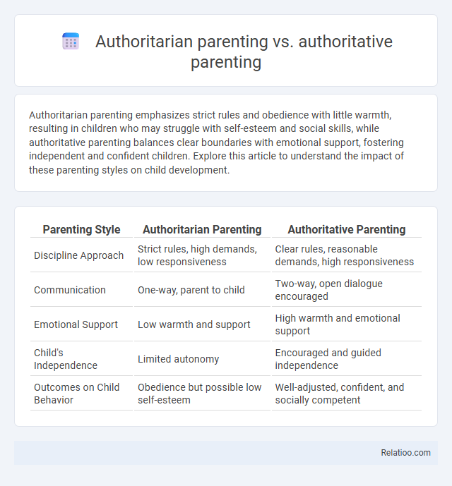 Authoritarian parenting vs. authoritative parenting - What is The Difference?