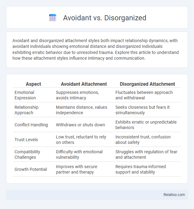Avoidant vs. Disorganized - What is The Difference?