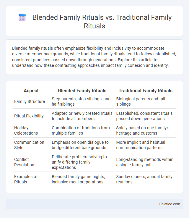 Blended Family Rituals vs. Traditional Family Rituals - What is The Difference?