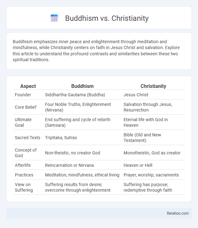 Buddhism vs. Christianity - What is The Difference?
