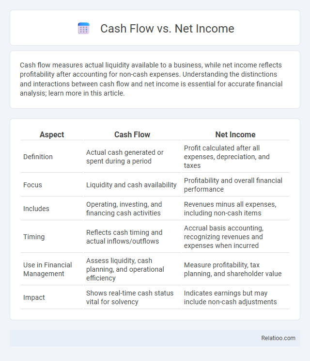 Cash Flow vs. Net Income - What is The Difference?