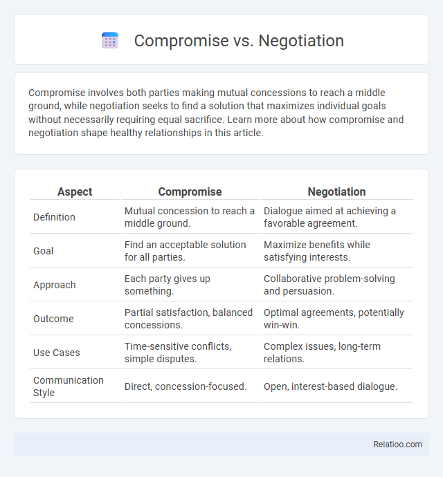 Compromise vs. Negotiation - What is The Difference?