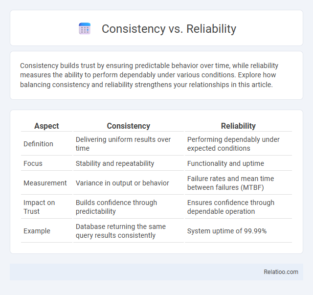 Consistency vs. Reliability - What is The Difference?