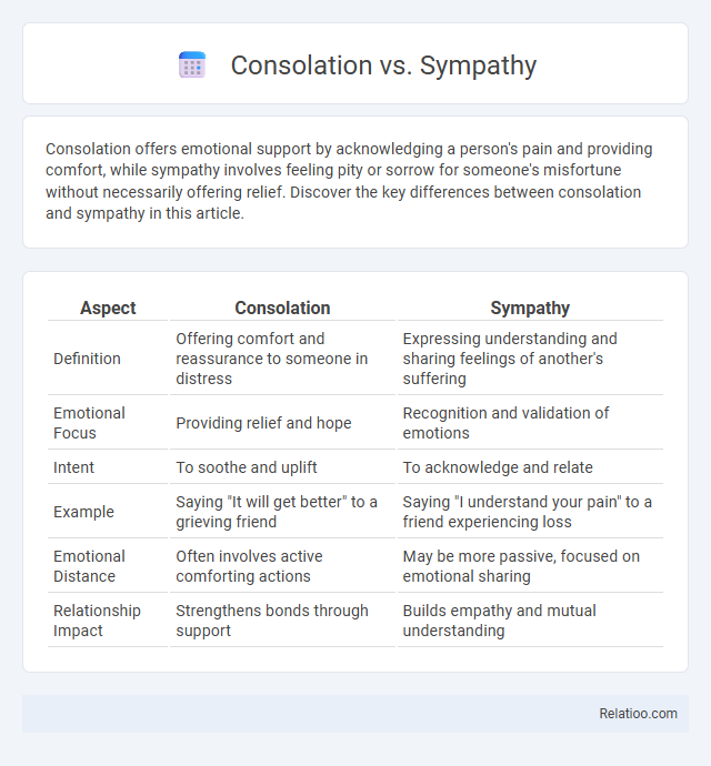 Consolation vs. Sympathy - What is The Difference?