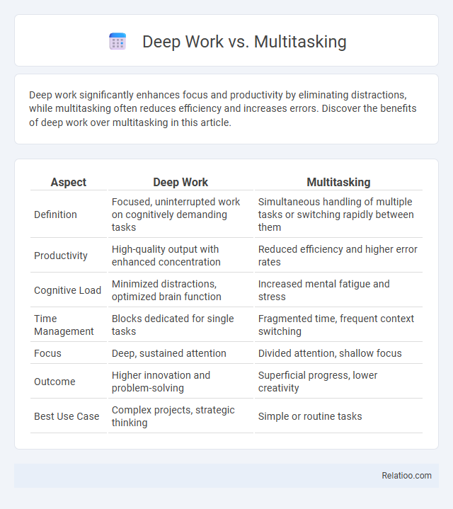 Deep Work vs. Multitasking - What is The Difference?
