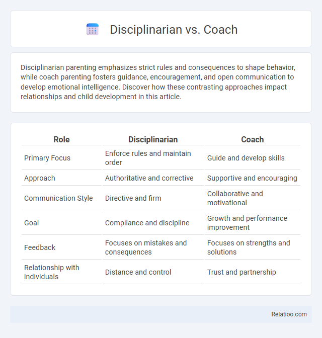 Disciplinarian vs. Coach - What is The Difference?