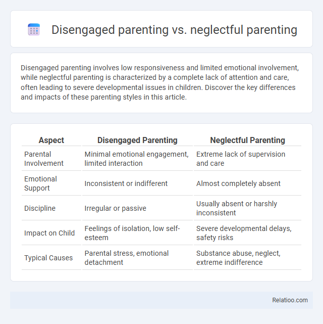 Disengaged parenting vs. neglectful parenting - What is The Difference?