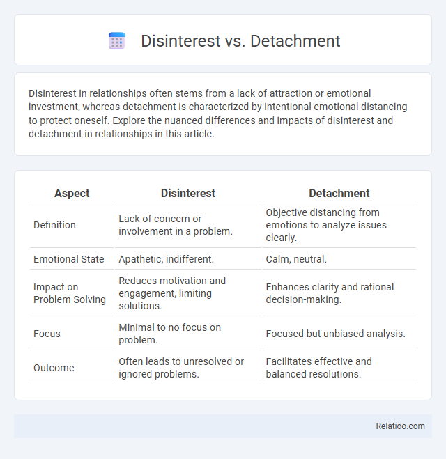 Disinterest vs. Detachment - What is The Difference?