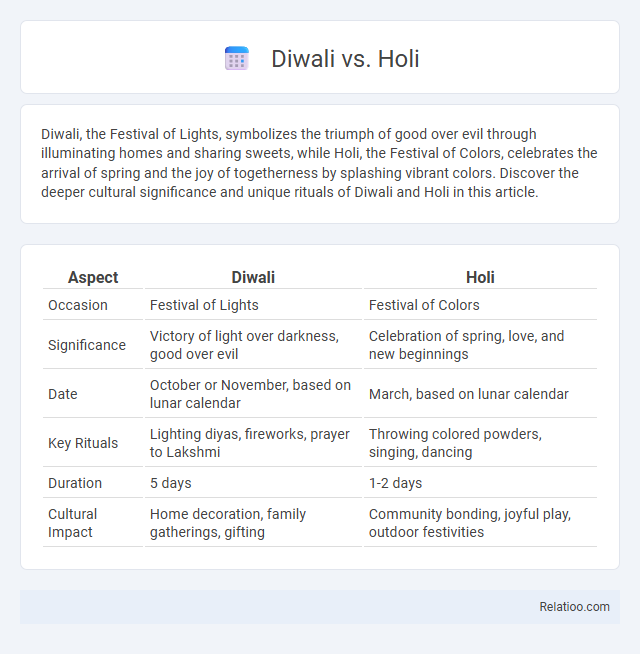 Diwali vs. Holi - What is The Difference?