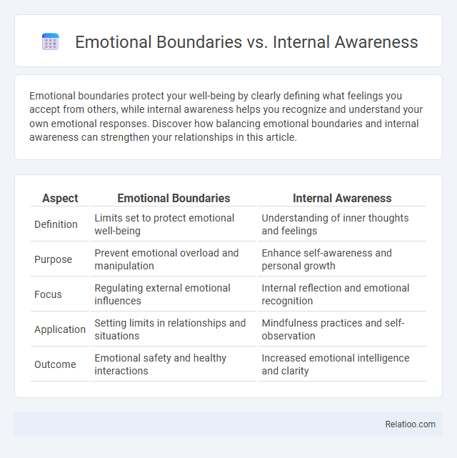 Emotional Boundaries vs. Internal Awareness - What is The Difference?