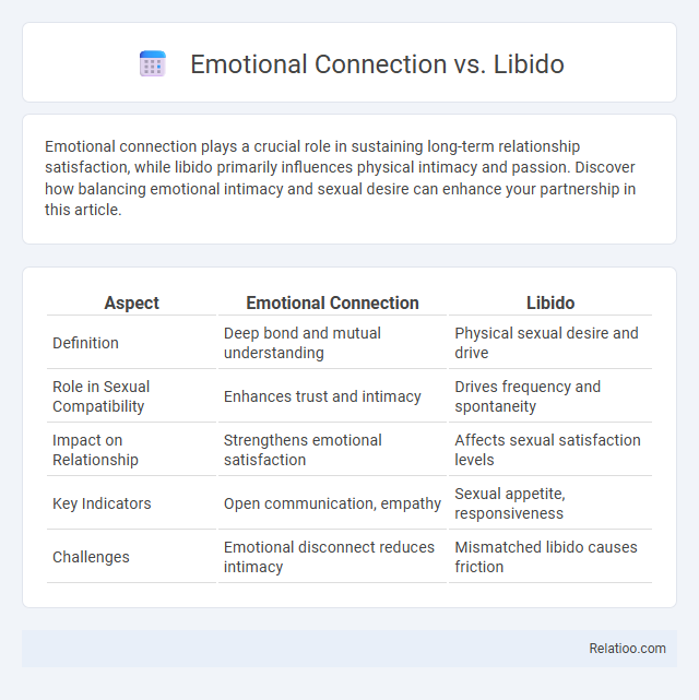 Emotional Connection vs. Libido - What is The Difference?
