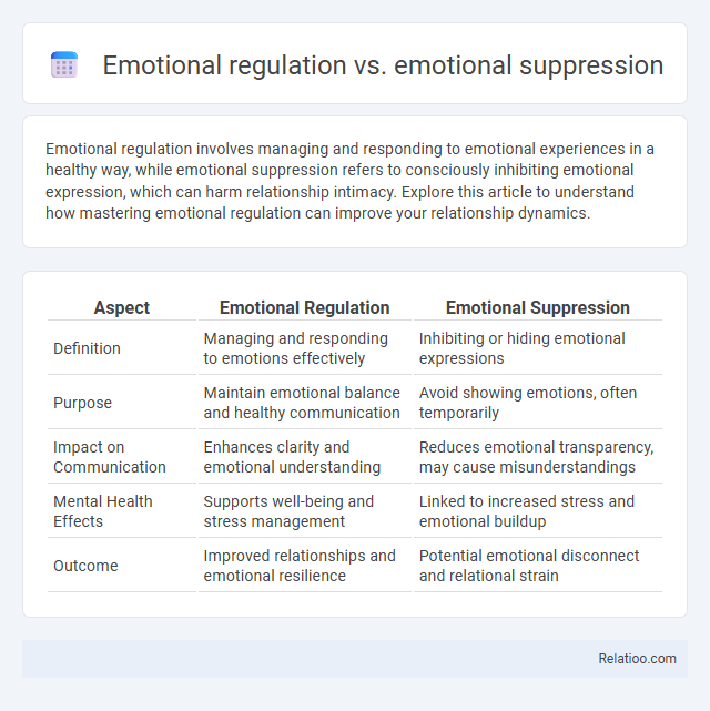 Emotional regulation vs. emotional suppression - What is The Difference?