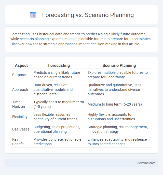 Forecasting vs. Scenario Planning - What is The Difference?