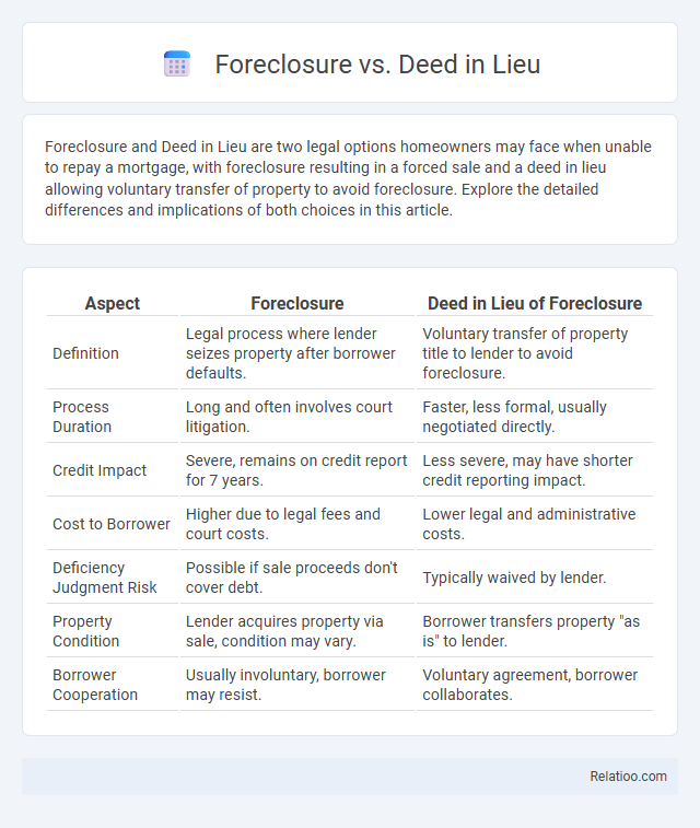 Foreclosure vs. Deed in Lieu - What is The Difference?