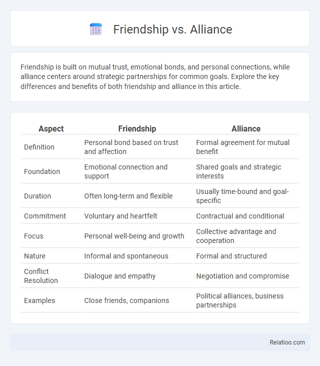 Friendship vs. Alliance - What is The Difference?