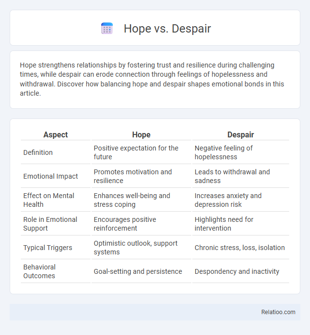 Hope vs. Despair - What is The Difference?