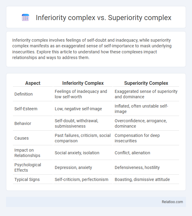 Inferiority complex vs. Superiority complex - What is The Difference?