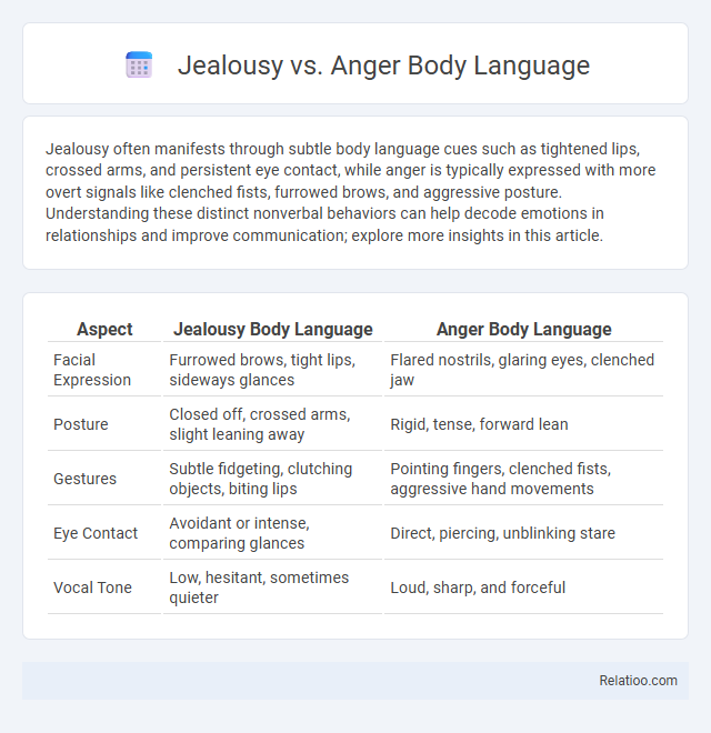 Jealousy vs. Anger Body Language - What is The Difference?