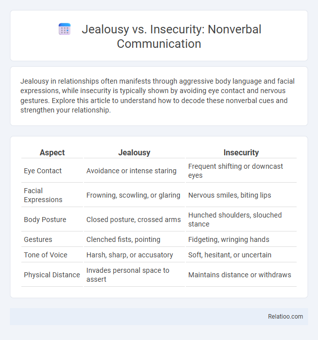 Jealousy vs. Insecurity: Nonverbal Communication - What is The Difference?