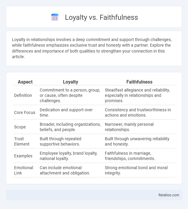 Loyalty vs. Faithfulness - What is The Difference?