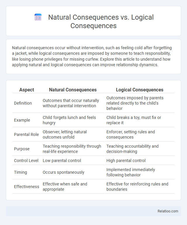 Natural Consequences vs. Logical Consequences - What is The Difference?