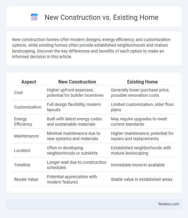 New Construction vs. Existing Home - What is The Difference?